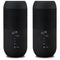 Indoor Outdoor IPX6 Waterproof Bluetooth Wireless Speakers with Removable Stakes in Black (Set of 2)