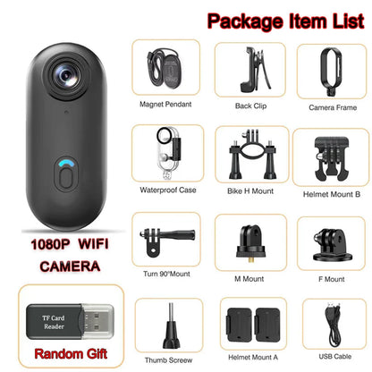4K Road Cam for Bicycle Action Camera Mini Waterproof Cameras Motorcycle Sports Bodycam Video for Helmet Mtb Wifi Hd Bodycams