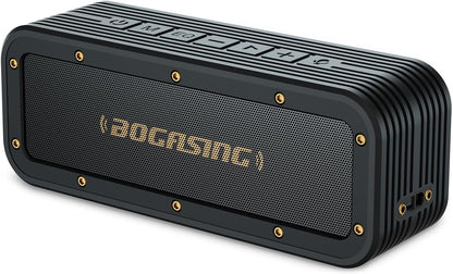 Bluetooth Speaker,  M4 Speaker with 40W Stereo HD Surround Sound, Deeper Bass, 24H Playtime, IPX7 Waterproof, Bluetooth 5.0 TWS Wireless Dual Pairing Portable Speaker for Home, Outdoor (Black)