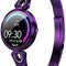 Smart Watch Women, Smart Bracelet Fitness Tracker Blood Pressure Heart Rate Monitor for Android Ios Phone for Iphone 13 12 11 Pro Max Mini XR X XS LG Samsung Galaxy A51 21 20 S20 (Purple)