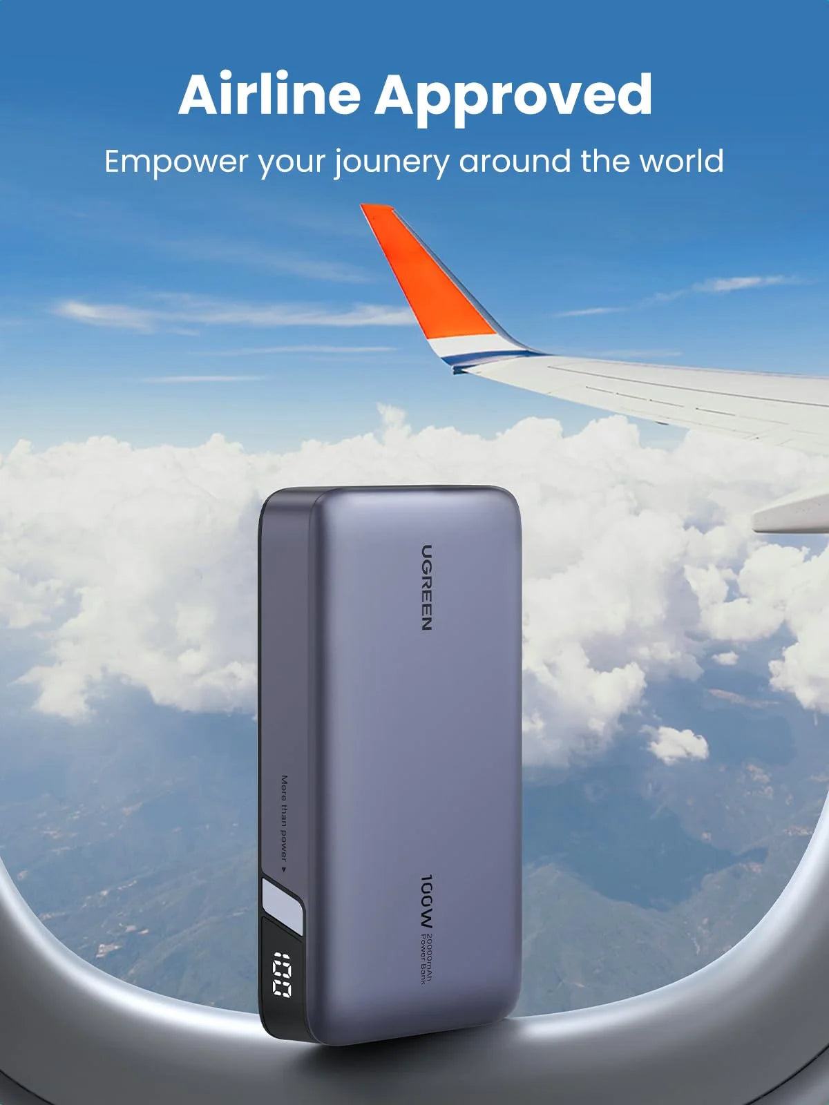 20000Mah Power Bank, 100W Fast Portable Charger for Iphone Laptop Tablet and More