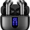 Bluetooth Headphones True Wireless Earbuds 60H Playback LED Power Display Earphones with Wireless Charging Case IPX5 Waterproof In-Ear Ear Buds with Mic for TV Smart Phone Laptop Computer Sports