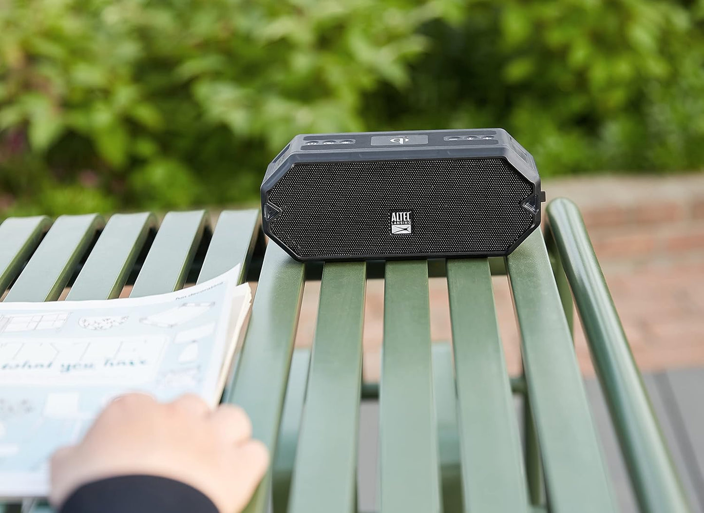 - Hydrablast Wireless Portable Bluetooth Speaker, IP67 Waterproof for Parties, USB C Rechargeable Outdoor Speakers with Built in Phone Charger and LED Lights, 20 Hour Playtime